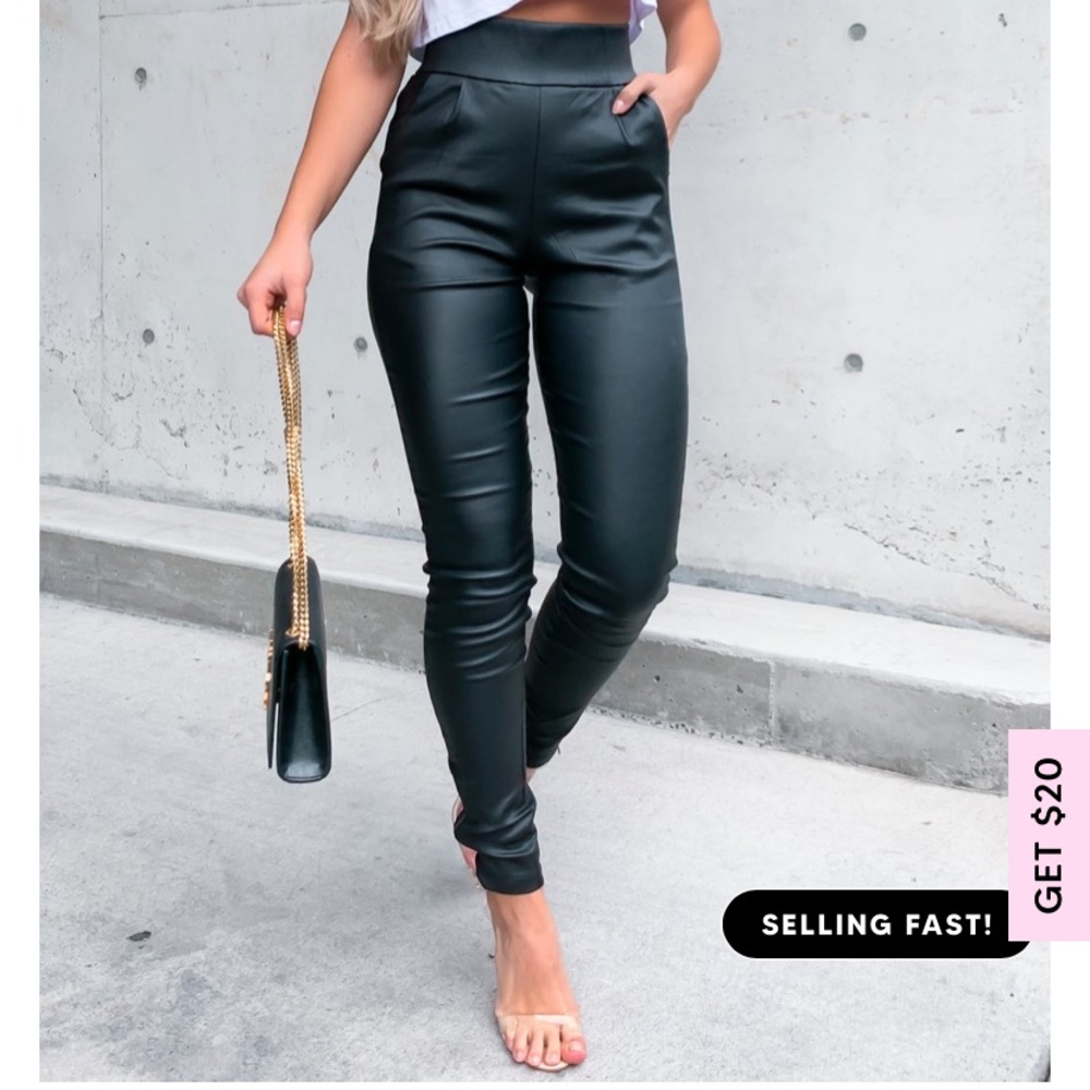 Fire it up leather pants